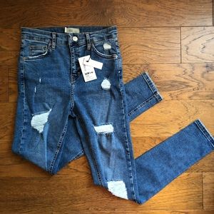 NWT✨ Topshop Moto Jamie High Waist Ankle Grazer